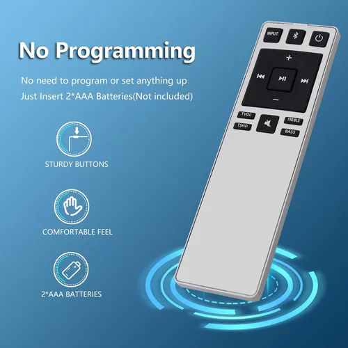Miniatura 5 de XRS321 Barra de sonido de repuesto con control remoto para cine en casa Vizio para modelos S2920W-C0, S2920W-C0R, S3820W-C0, S3821W-C0, S3821W-C0R