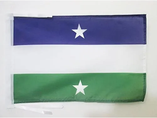Miniatura 1237 de Bandera de México AZ FLAG, 45.7 x 30.5 cm, con cordones - Pequeñas banderas mexicanas de 30 x 45 cm - Bandera de 45.7 x 30.5 cm