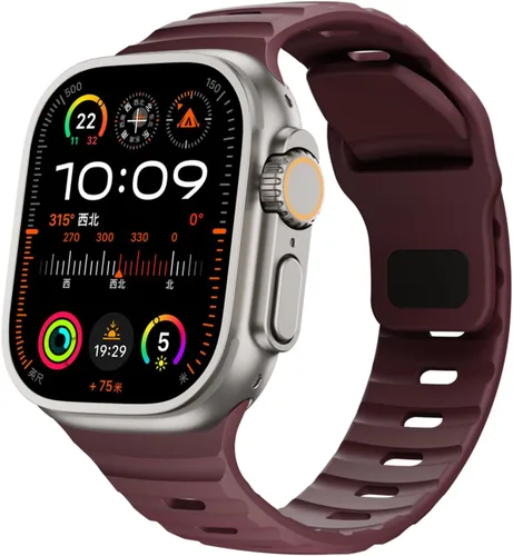 Miniatura 20 de Correas de silicona deportivas compatibles con Apple Watch Band de 1.929 in, 1.811 in, 1.772 in, 1.732 in, 1.654 in, 1.614 in, 1.575 in, 1.496 in