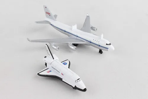 Miniatura 6 de Daron Space Mission - Juego de juguetes Boeing 747 y transbordador espacial, auténticas representaciones de naves espaciales, juegos empaquetados
