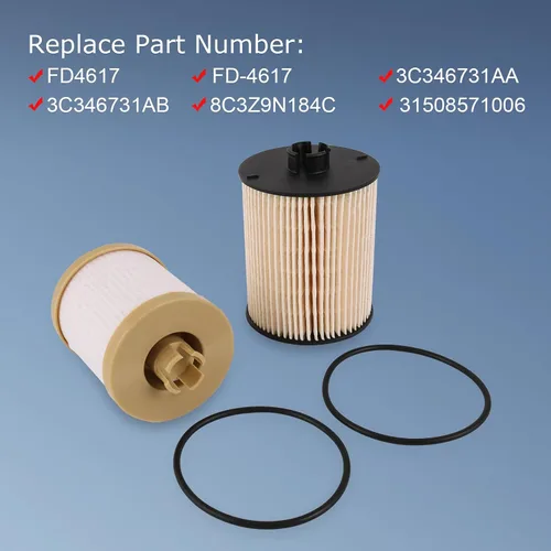 Miniatura 4 de DICMIC Filtro de combustible compatible con Ford F250 F350 F450 F550 Super Duty 6.4L Diesel 2008-2010 Reemplazo # FD-4617, 3C346731AA, 3C346731AA