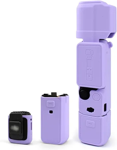 Miniatura 6 de HRH Pocket 3 - Funda de silicona para DJI Osmo Pocket 3, protector de lente, resistente a los arañazos, compatible con DJI OSMO Pocket 3 Creator