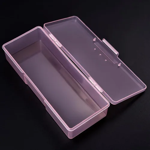 Miniatura 6 de Caja de almacenamiento transparente para equipo de arte de uñas, herramienta de manicura, organizador de herramienta de pedicura, caja de plástico