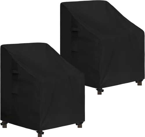 Miniatura 20 de Easy-Going Funda impermeable para silla de patio, resistente a los rayos UV, para exteriores, resistente a la intemperie, con costuras selladas