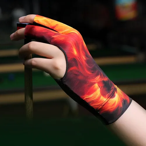 Miniatura 5 de Guantes de billar profesionales, guantes de piscina con acolchado antideslizante para un agarre seguro y un movimiento suave