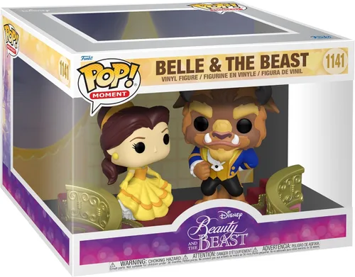 Funko Pop! Moment Disney: La bella y la bestia - Formal Belle & Beast