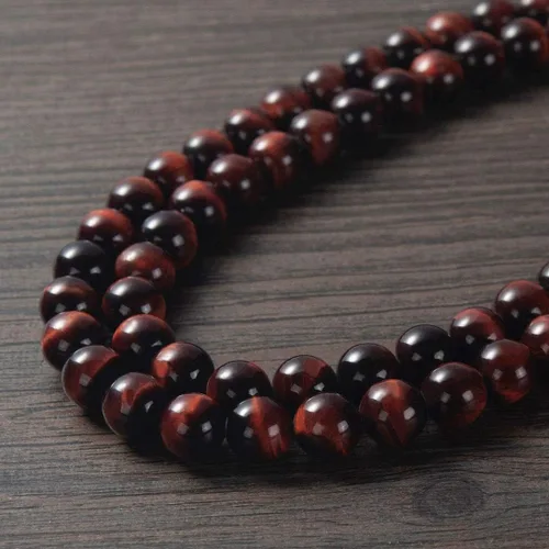 Miniatura 5 de WESTMIAJW Collar con cuentas de ojo de tigre para hombre, joyería de cristal curativo de piedras preciosas naturales 506027.6in