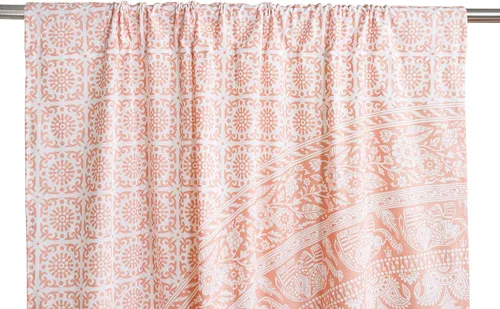 Miniatura 3 de Popular Handicrafts - Cortinas de ventana de cocina con diseño de mandala hippie indio, Elefante Bohemio, hermosas cortinas para dormitorio, sala