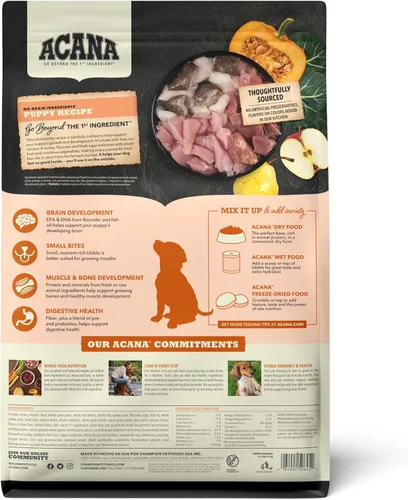 Miniatura 2 de ACANA - Comida seca para perros sin granos, receta para cachorros, bolsa de 4.5 libras