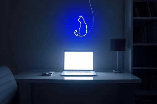 Miniatura 5 de ADVPRO Cat Flex Silicone LED Neon Sign - Blue - st16s32-fnu0083-b