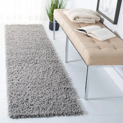 Miniatura 22 de SAFAVIEH Venus Shag Collection - Alfombra decorativa, 2 pies 2 pulgadas x 4 pies, color azul, diseño sólido, no desprende pelusa y de fácil cuidado