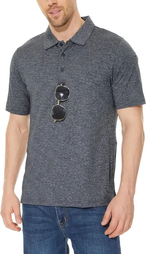 Miniatura 3 de TACVASEN Men's Golf Polo Shirts Short Sleeve Quick Dry Collared Casual Shirt with Buttons PerformanceT-Shirt