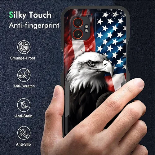 Miniatura 5 de Funda para Galaxy XCover 7 Pro, doble capa híbrida resistente resistente a prueba de golpes de policarbonato duro + funda protectora de silicona