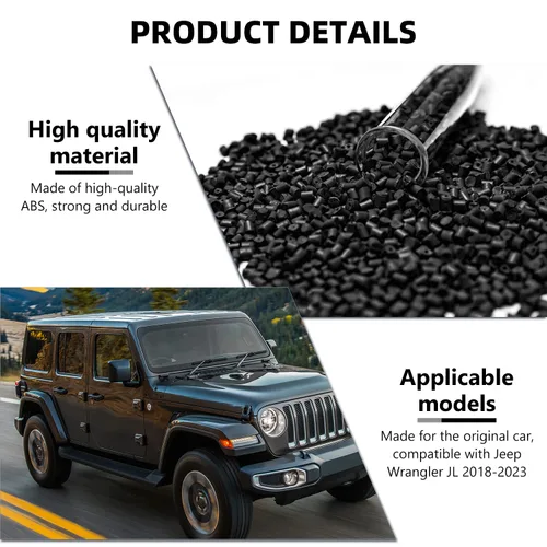 Miniatura 3 de RAZPOY Para JL 4 piezas una cubierta de altavoz de pilar para altavoz de techo, ajuste de audio compatible con Jeep Wrangler JL JLU y Gladiator JT