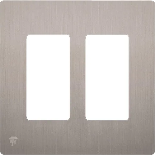 Miniatura 76 de ENERLITES Placas de pared decorativas sin tornillos, cubiertas de tomacorrientes seguras para niños, tamaño de 4 posiciones, 4.68" H x 8.30" L, Negro