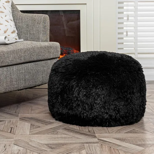 Miniatura 4 de Asuprui Puf otomano para el suelo, reposapiés otomano, sin relleno, 20 x 20 x 12 pulgadas, asiento redondo, puf, silla plegable, almacenamiento
