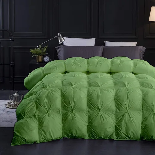 Miniatura 7 de Home Decor - Edredón de plumón alternativo plisado de 1500 hilos, tamaño individual XL, 68 x 92 pulgadas, 1 edredón y 4 fundas de almohada, 27.64