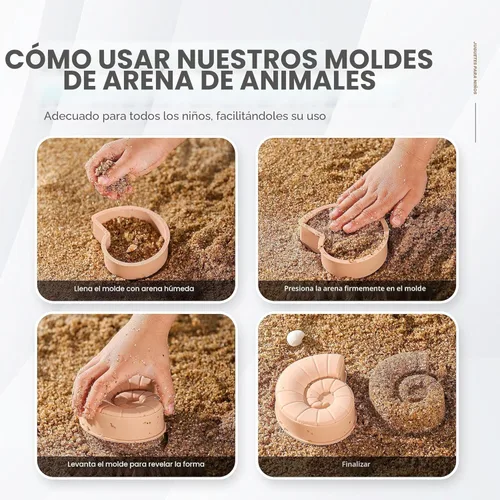 Miniatura 9 de MarcZero 11 juguetes de playa de silicona, modernos juguetes de playa para bebés, juego de playa apto para viajes, cubo de silicona, pala, 8 moldes