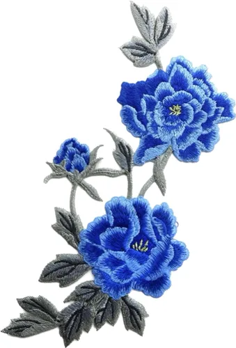 Miniatura 19 de 5 parches de flores coloridas, parches de loto para coser para planchar para ropa de bricolaje, jeans, costura Conjunto de loto