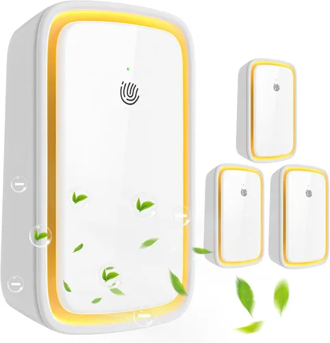 Miniatura 9 de Ionizadores de aire para el hogar, enchufe de iones negativos para dormitorio, estudio, oficina, gimnasio, hotel, cocina, mini filtro de aire