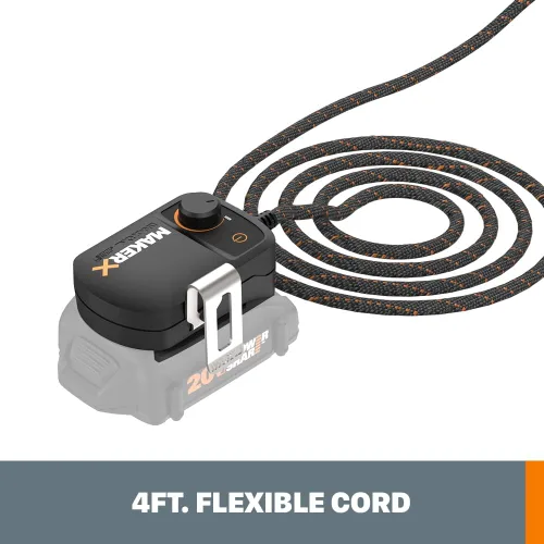 Miniatura 4 de Worx WA7151 20V MAKERX HubX Fuente de alimentación y adaptador de herramienta con puerto USB
