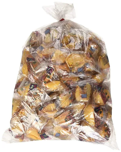 Miniatura 2 de 50 galletas de la fortuna envueltas individualmente frescas, perfectas para aperitivos, almuerzo, picnic, cumpleaños, graduación, fiestas Producto