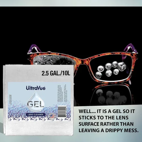 Miniatura 3 de Limpiador de lentes de gel – Recarga de lentes de ojos Gel Cubitainer – Seguro para todas las lentes (revestimiento AR incluido), anteojos