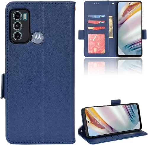 Miniatura 217 de Funda de piel sintética compatible con Motorola Moto E22 4G, funda de piel sintética compatible con Motorola Moto E22i 4G, color negro