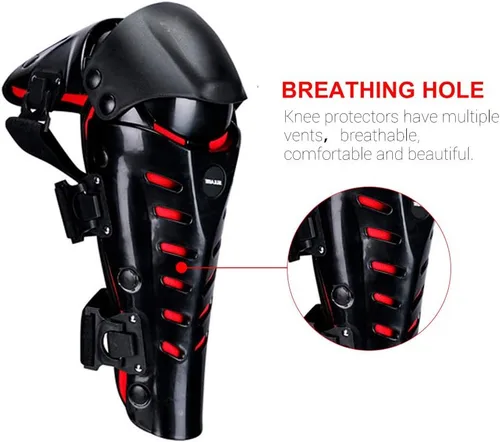 Miniatura 6 de Rodilleras, Motocicleta Rodilla Protectora Rodilla Espinilleras, Ajustable Manga Larga Pierna Antideslizante Protector Rodilleras Motocicleta