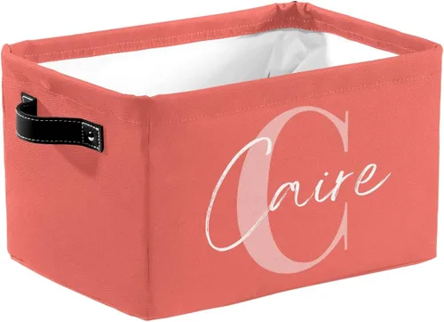 Miniatura 23 de Cesta de regalo personalizada con nombre, caja de juguetes de almacenamiento personalizada para niños, organizador de cubos de almacenamiento