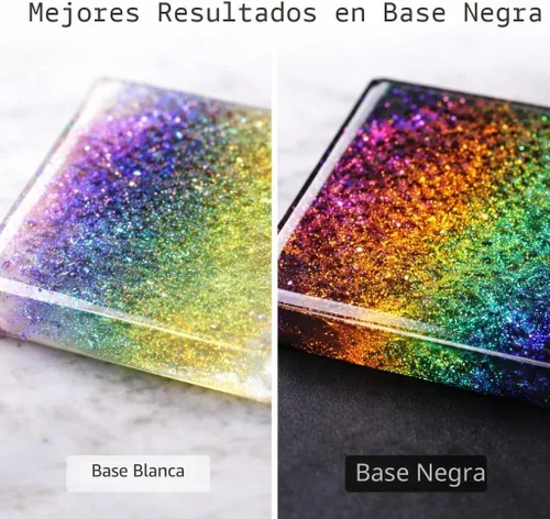 Miniatura 6 de BALTIC DAY - Chameleon Mica Powder, 8 Jars of Color Shift Mica Set - Epoxy Resin Color Pigment - Chameleon Powder Glitter - Holographic Mica Powder