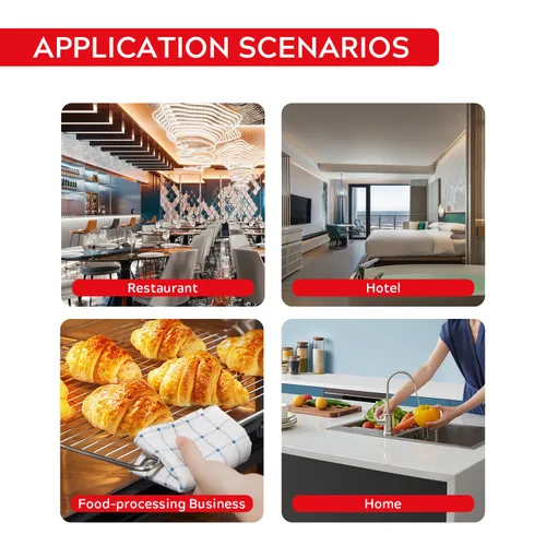Miniatura 7 de Wentworth Trampas de grasa comerciales de 8 libras para restaurante debajo del fregadero, trampas interceptoras de grasa de acero al carbono de 4