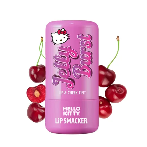 Miniatura 8 de Lip Smacker Hello Kitty So Jelly - Tinte para labios y mejillas, color hidratante transparente y construible, textura divertida de gelatina animal