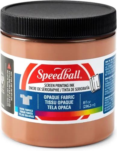 Miniatura 15 de Speedball 004802 Tinta de impresión de pantalla de tela opaca, 8 fl. oz., topacio azul