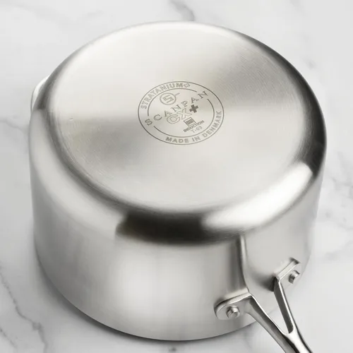 Miniatura 6 de Scanpan CX+ - Cacerola antiadherente Stratanium Plus de 4 cuartos de galón, acero inoxidable de 5 capas