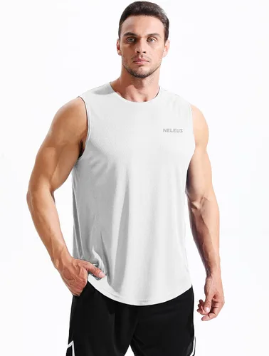 Miniatura 4 de NELEUS Camiseta sin mangas Dry Fit para hombre