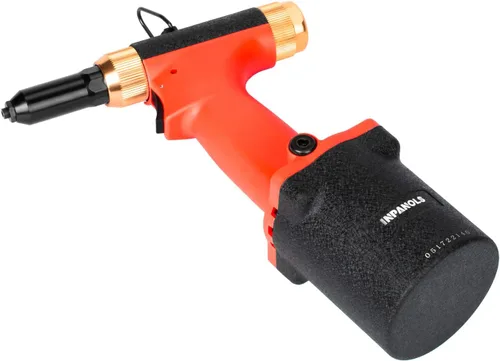Miniatura 7 de Kit de herramientas de remache de aire hidráulico de pistola de remache neumático con piezas nasales de 3/32 y 1/8 y 5/32 y 3/16 pulgadas