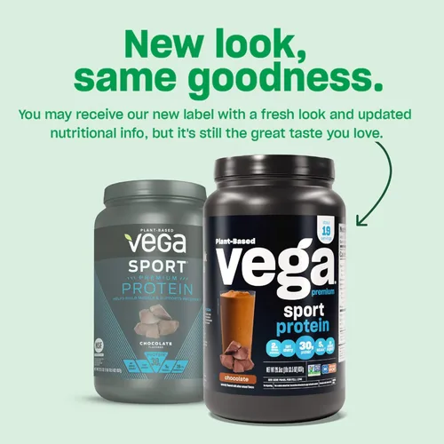 Miniatura 7 de Vega Proteína deportiva de vainilla en polvo premium, vegana, sin OMG y proteína deportiva de primera calidad, vegano, sin OMG