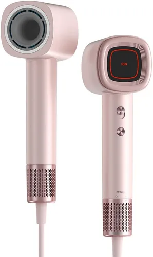 Miniatura 8 de BOWEI Secador de pelo iónico de alta velocidad, 110,000 rpm, motor sin escobillas, 0.83 libras, ultraligero, iones negativos de 656.2 ft