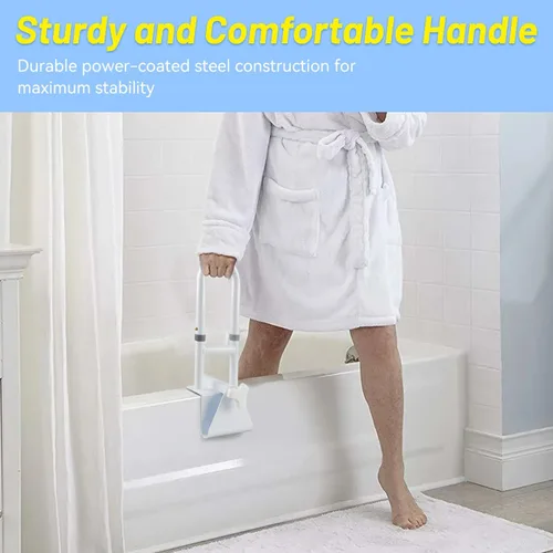 Miniatura 6 de Barras de agarre para bañera para personas mayores, barra de agarre para soporte de baño de ancianos, riel de seguridad de la bañera, abrazadera
