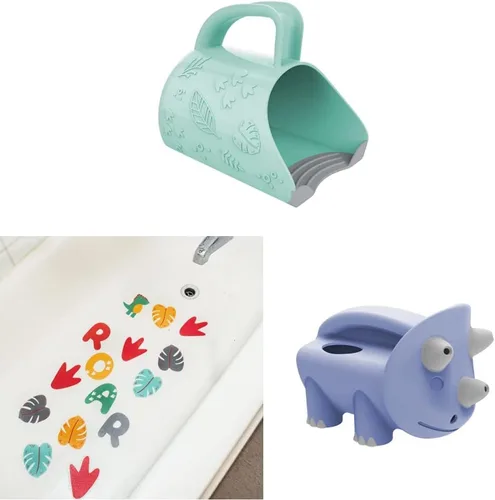 Miniatura 18 de Dr. Brown's CleanUp Dino-Pour - Taza de enjuague de baño para bebés, sin lágrimas, para bebés y niños pequeños, sin BPA