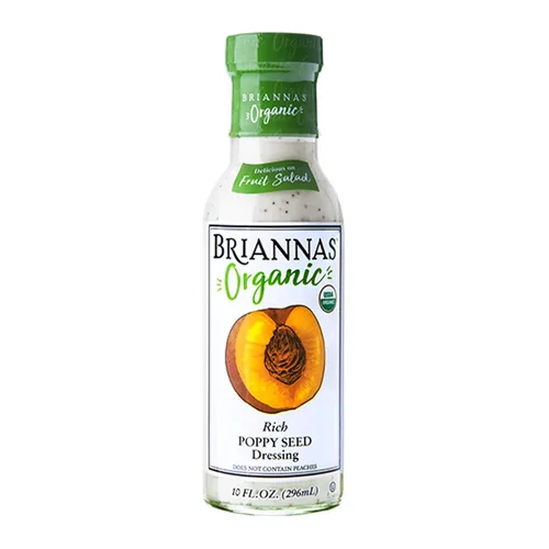 Miniatura 16 de BRIANNAS - Aderezo orgánico de vinagreta de miel y jengibre - Aderezo de ensalada certificado Kosher y orgánico hecho con ingredientes de primera