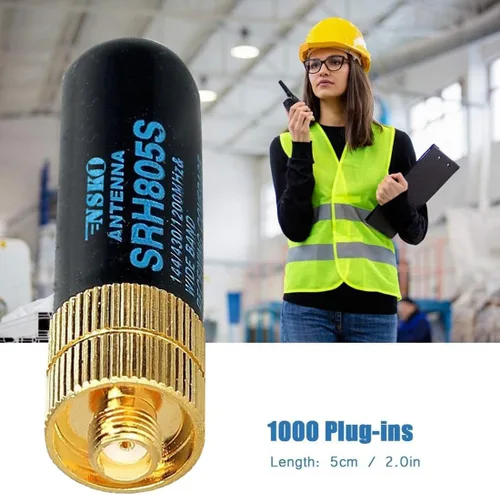 Miniatura 6 de SRH805S SMA-F - Antena de doble banda hembra, 2.0 in SRH805S Walkietalkie UV Dual Antena para GT-3 UV-5R BF-888s Radio