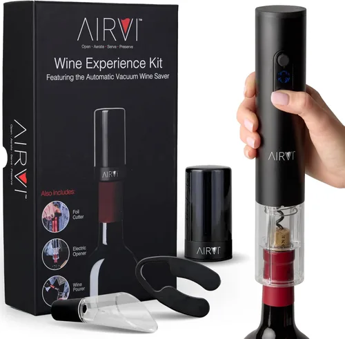 Miniatura 8 de Dispensador automático de vino, boquilla y decantador aireador eléctrico, manos libres, sin derrames, sin goteo, mejora el aroma y el sabor, regalos