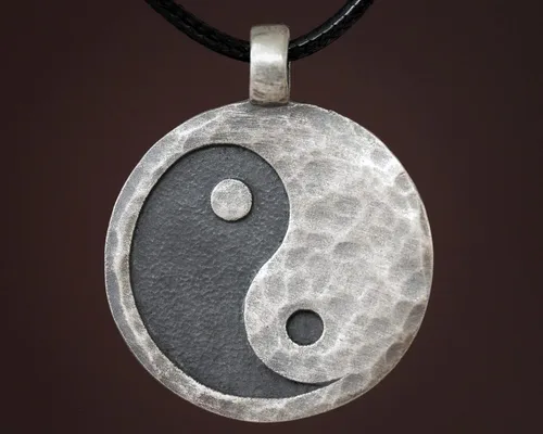 Miniatura 5 de Collar Yin Yang para hombre, joyería colgante de alta calidad de aspecto antiguo, regalos de Yin Yang, joyería vikinga para hombres