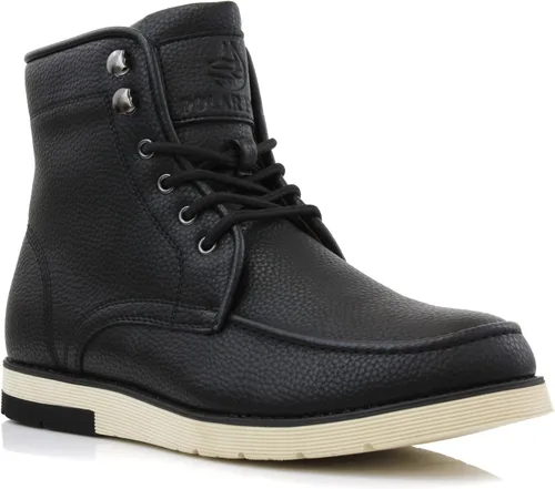 Polar Fox Brixton MPX506065 - Botines casuales con puntera tipo mocasín para hombre | Botas Chukka ligeras con cordones | MPX506065