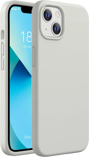 Miniatura 12 de CellEver Funda de silicona resistente para iPhone 13, protección militar contra caídas, protección elevada de pantalla y cámara, interior sin Negro