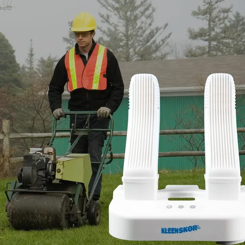 Miniatura 5 de KLEENSKOR Secador de zapatos para botas, guantes, manoplas, casco y secado de zapatos, calentador automático eléctrico con soplador de calor