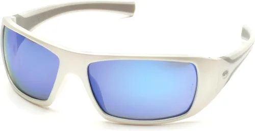 Miniatura 11 de Pyramex Goliath - Gafas de seguridad, marco negro, lente antiniebla transparente Negro marco/Ice Blue Mirror Lens