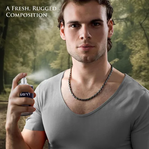 Miniatura 5 de Savvy for Men Eau De Parfum – Composición sofisticada de fragancia masculina de bergamota, pimienta, lavanda, anís estrellado y nuez moscada – Base